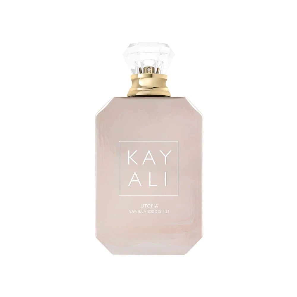 KAYALI 21 Utopia Vanilla Coco 21 Eau De Parfum For Women Long Lasting Coconut Vanilla Perfume,Pear, Jasmine,Sandalwood & Tropical Warm Fragrance Spray, 3.4 Oz/100ml Bright Citrus With Tropical Fruit