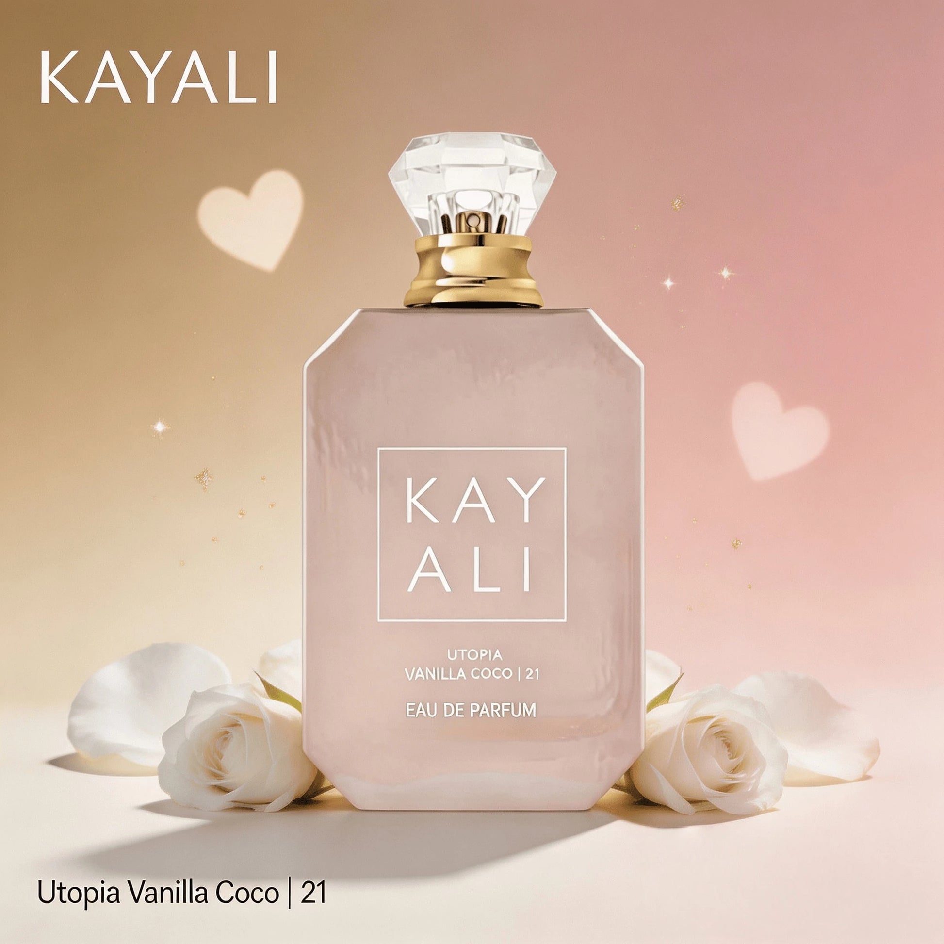 KAYALI 21 Utopia Vanilla Coco 21 Eau De Parfum For Women Long Lasting Coconut Vanilla Perfume,Pear, Jasmine,Sandalwood & Tropical Warm Fragrance Spray, 3.4 Oz/100ml Bright Citrus With Tropical Fruit