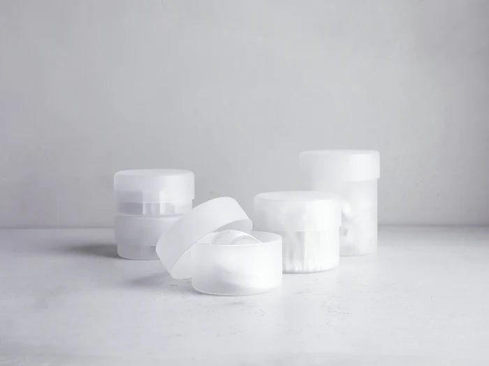 Kinto SCHALE Glass Cases, Frosted
