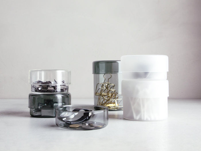 Kinto SCHALE Glass Cases, Frosted
