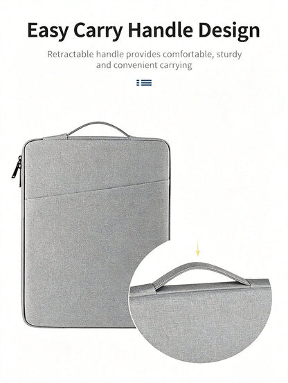 Korean Minimalist Style, Water-Repellent Neoprene Fabric, Diagonal Front Pocket, Laptop Sleeve, Unisex, Air Travel Campus Commuting