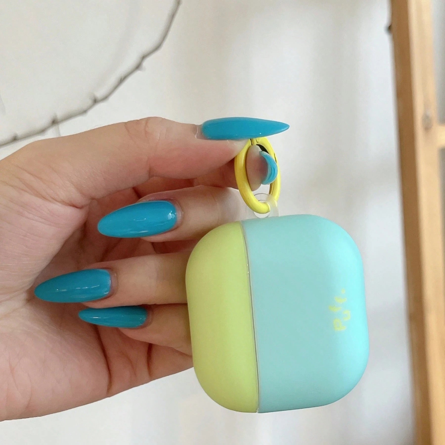 Korean Style Minimalist Dopamine Color Block Earphone Case Compatible With AirPods 4, Cute Earphone Cover Compatible With Apple 2, 3, New Protective Case With Pendant Compatible With Airpods Pro 3, Ko