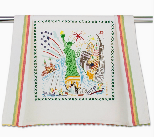 Lady Liberty Dish Towel