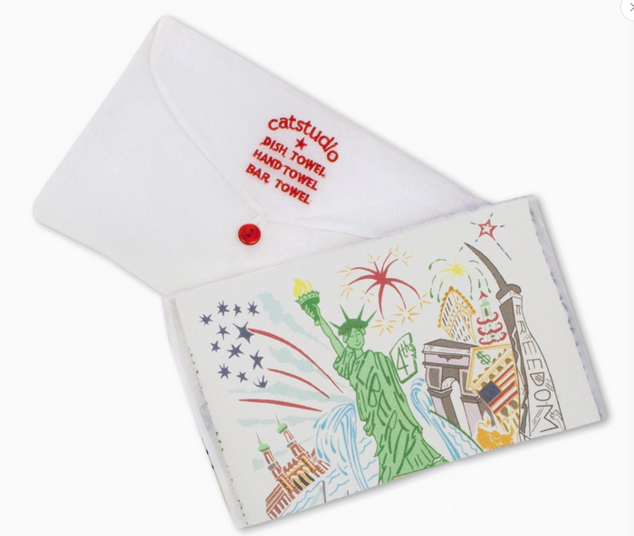 Lady Liberty Dish Towel