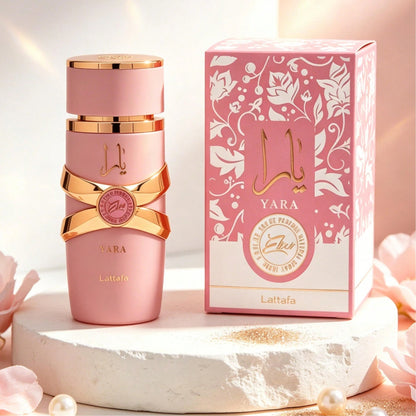 Lattafa Yara Elixir For Women Eau De Parfum 3.4oz 100ml Long Lasting Elegant Fragrance Spray Delicate Sweet Floral Rich Warm Amber Scent Luxury Ladies Perfume Box Gift