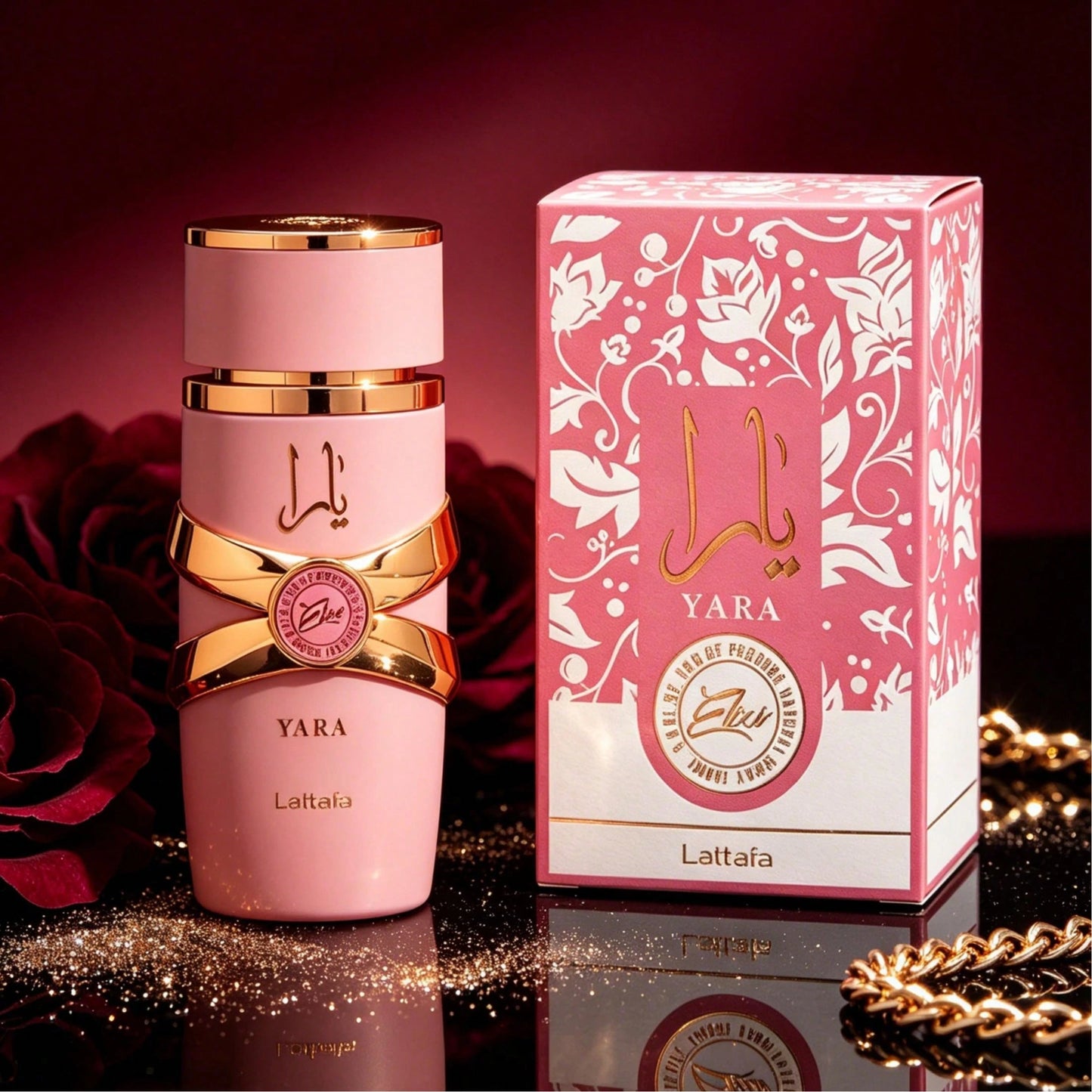 Lattafa Yara Elixir For Women Eau De Parfum 3.4oz 100ml Long Lasting Elegant Fragrance Spray Delicate Sweet Floral Rich Warm Amber Scent Luxury Ladies Perfume Box Gift