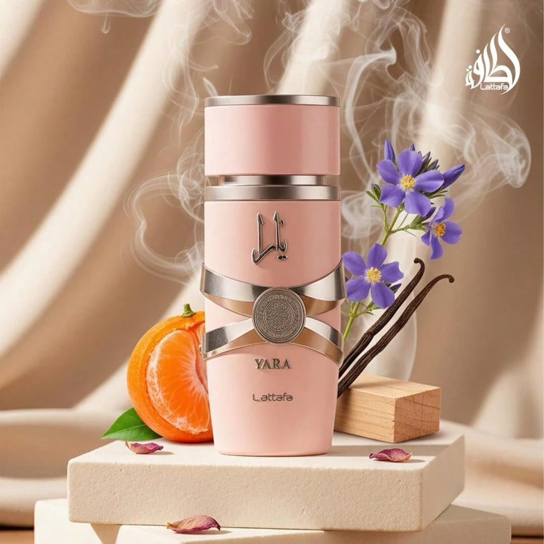 Lattafa Yara- Vanilla, Gourmand, Fruity, Floral- Eau De Parfum Long-Lasting Fragrance For Women, 3.40 Ounce/ 100 Ml