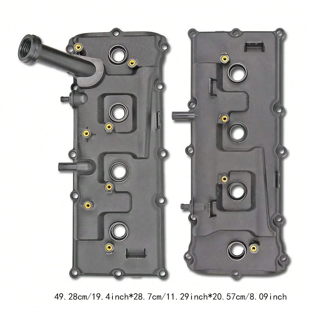 Left & Right Valve Cover Kit With Bolts, Oil Cap, Gasket, Spark Plug Tube Seals And PCV Valve, Compatible With Infiniti QX56 5.6L, 13264‑ZE00A