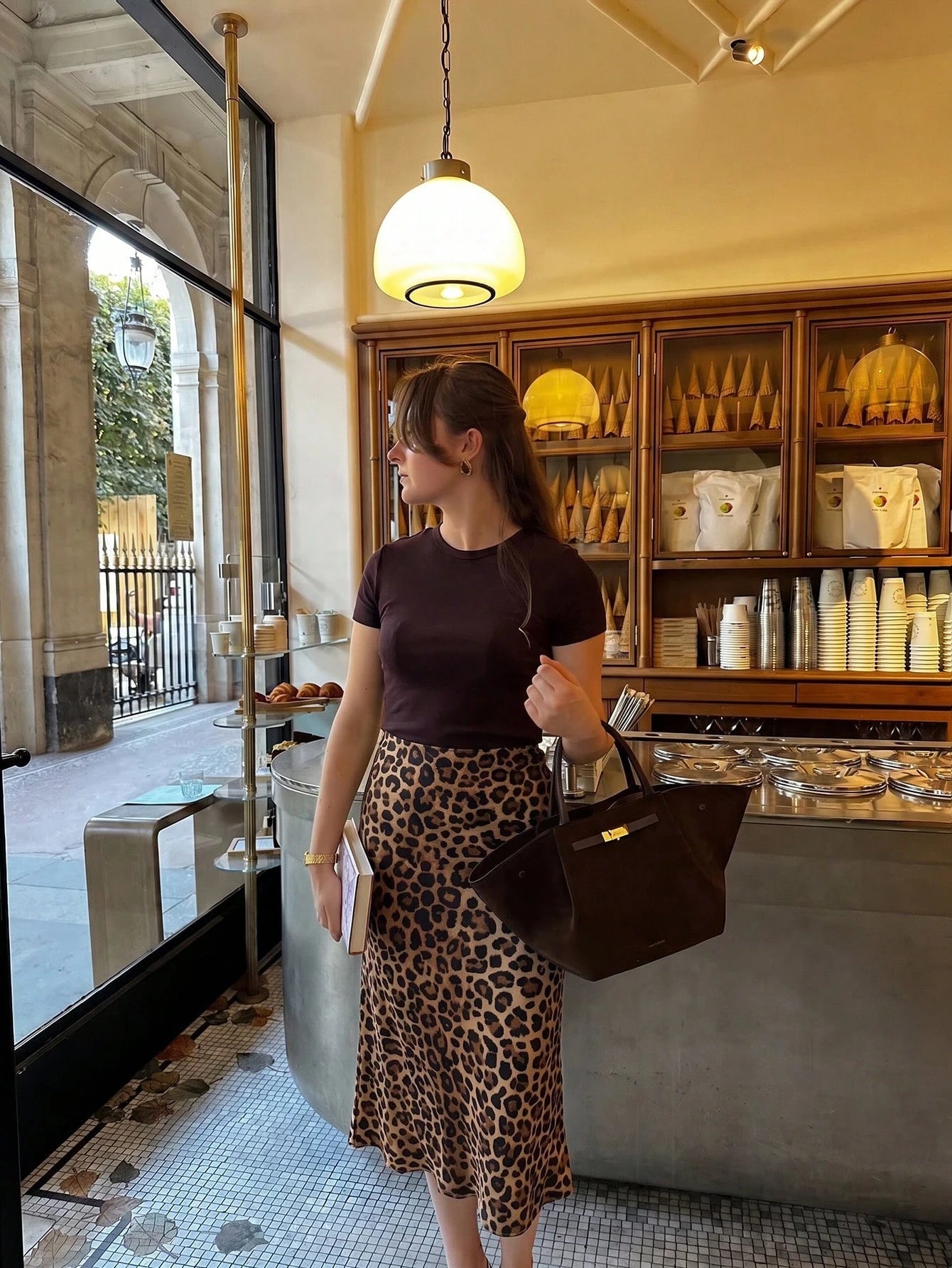 Leopard Print Skirt, Party Wear, Women's Clothing, Office Wear,, Music Festival Outfit, Casual Outdoor Wear, Women's Street Fashion, Autumn Women's Sc
