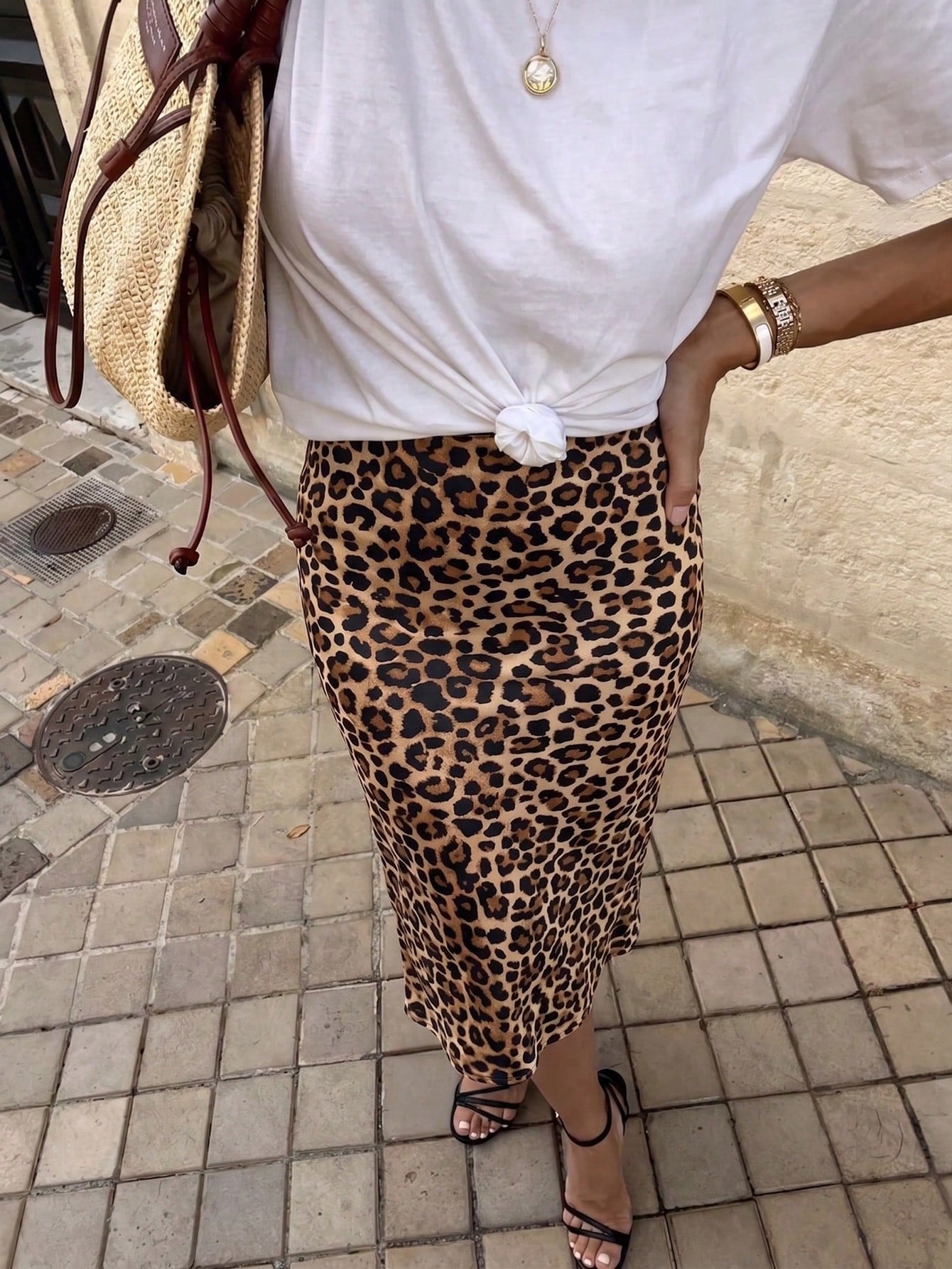 Leopard Print Skirt, Party Wear, Women's Clothing, Office Wear,, Music Festival Outfit, Casual Outdoor Wear, Women's Street Fashion, Autumn Women's Sc