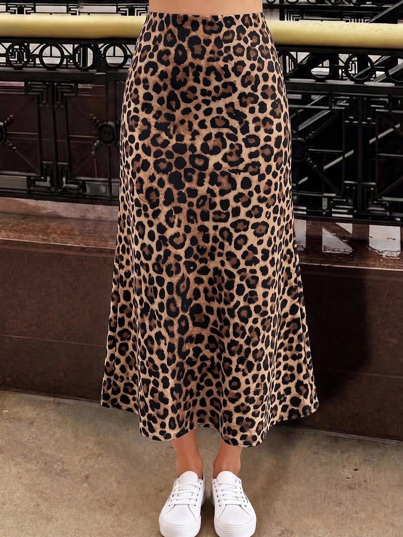 Leopard Print Skirt, Party Wear, Women's Clothing, Office Wear,, Music Festival Outfit, Casual Outdoor Wear, Women's Street Fashion, Autumn Women's Sc