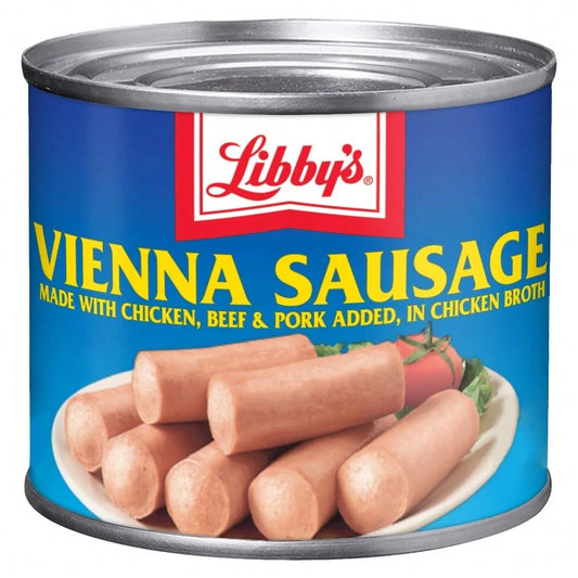 Libby’s Libby's Vienna Sausage In Chicken Broth, Canned Sausage, 4.6 OZ (Pack Of 24)