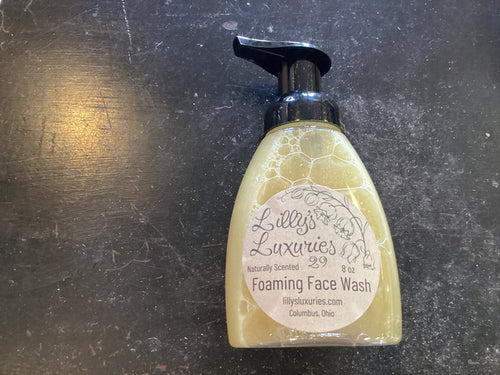 Lilly’s luxury foaming face wash 10 ounces