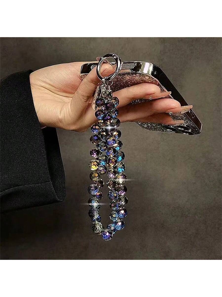 Luxury Crystal Beads Detachable Wrist Strap, Handbag Chain, Phone Case & Key Chain Gifts For Mother, Family, Friends, Birthday, Holiday Phone Charm, Phone Chain