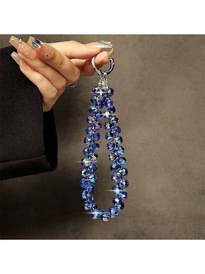 Luxury Crystal Beads Detachable Wrist Strap, Handbag Chain, Phone Case & Key Chain Gifts For Mother, Family, Friends, Birthday, Holiday Phone Charm, Phone Chain