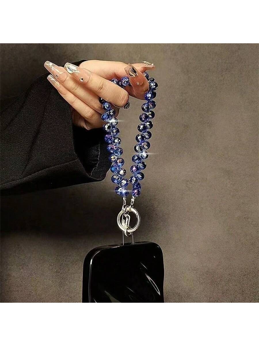Luxury Crystal Beads Detachable Wrist Strap, Handbag Chain, Phone Case & Key Chain Gifts For Mother, Family, Friends, Birthday, Holiday Phone Charm, Phone Chain