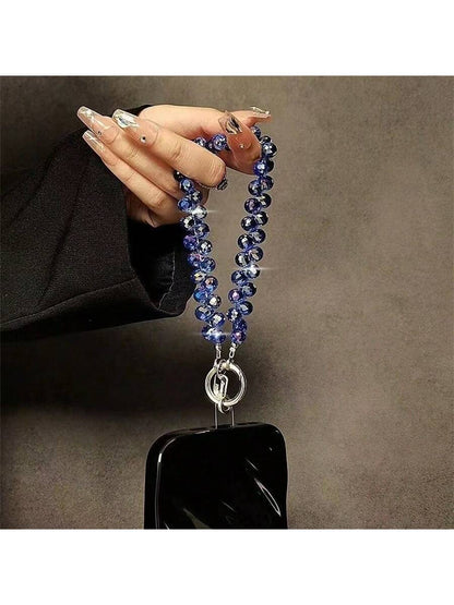 Luxury Crystal Beads Detachable Wrist Strap, Handbag Chain, Phone Case & Key Chain Gifts For Mother, Family, Friends, Birthday, Holiday Phone Charm, Phone Chain