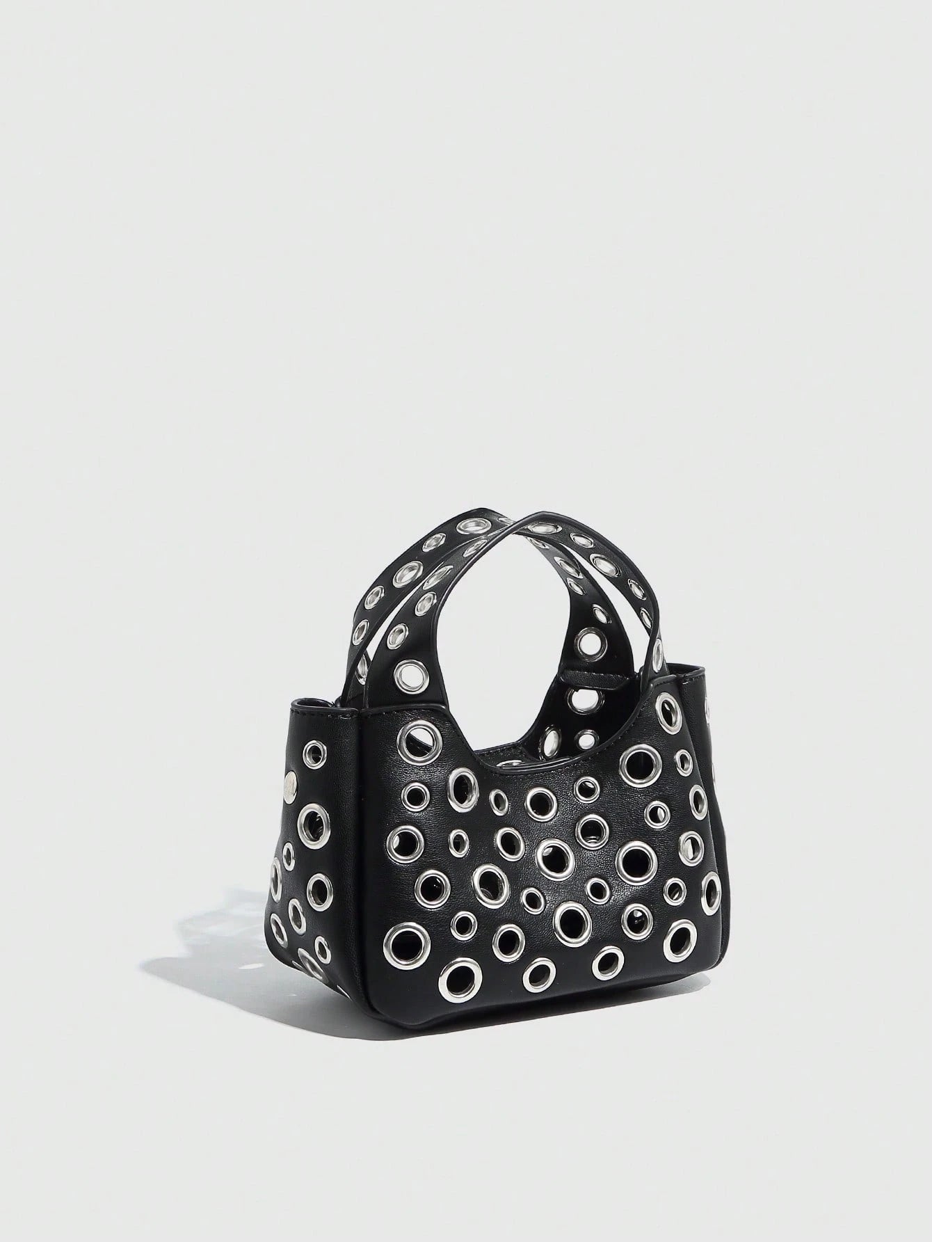 Luxury Designer Handbag- Soft Touch PU Leather, Crossbody Shoulder Bag With Top Handle And Adjustable Strap, Fashionable Spacious Women Rivet Tote