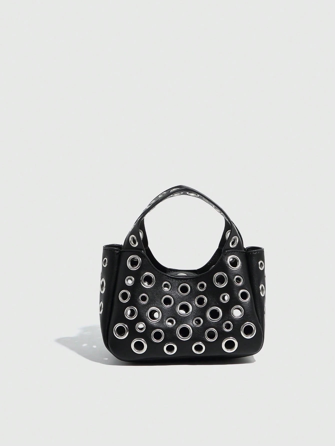 Luxury Designer Handbag- Soft Touch PU Leather, Crossbody Shoulder Bag With Top Handle And Adjustable Strap, Fashionable Spacious Women Rivet Tote