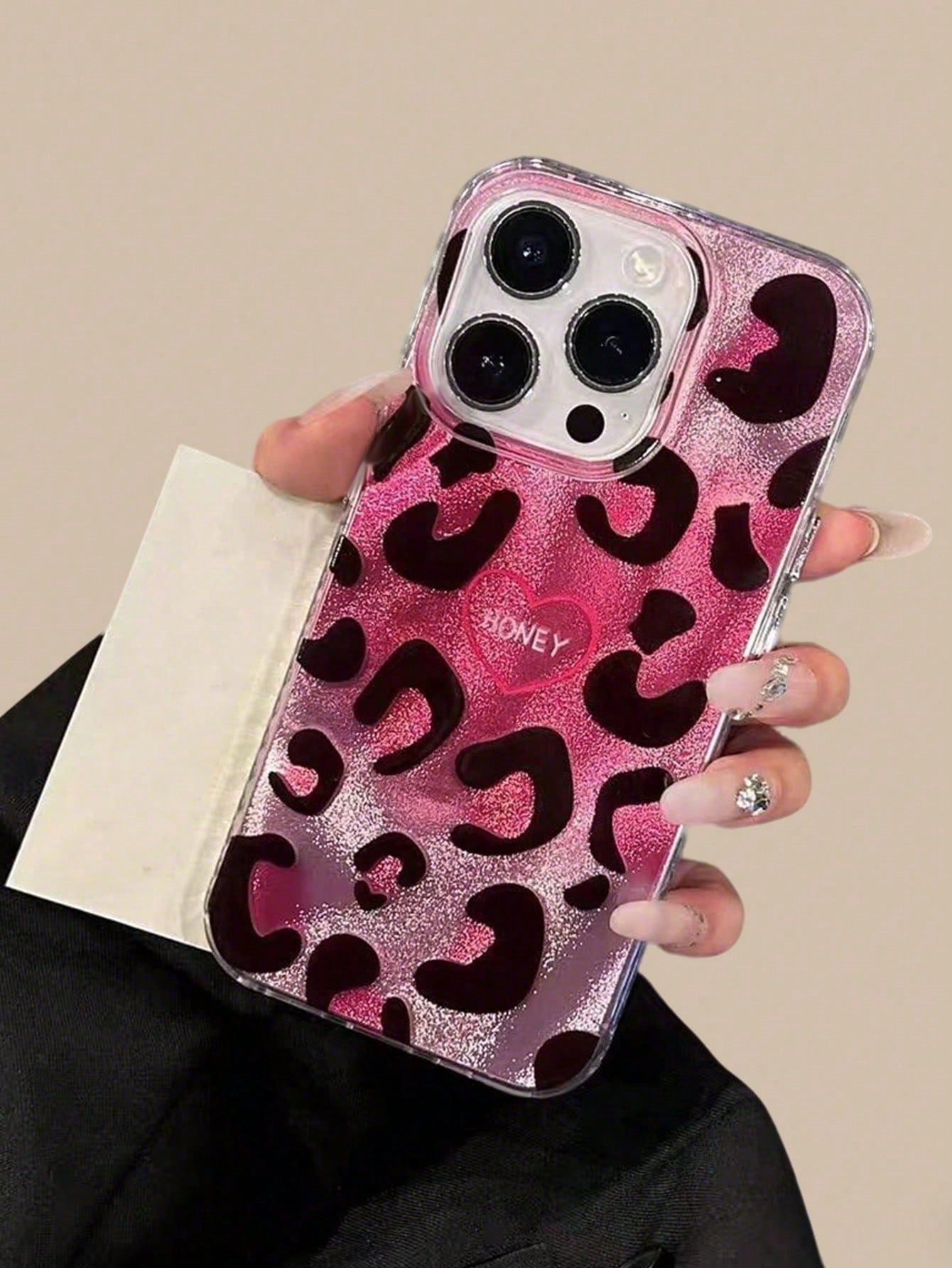 Luxury Leopard Print 4-Color Patchwork Wavy Eagle Beak Tiger Stripe Phone Case, Compatible With 17 Pro Max, 17 Pro, 17 Air, 17, 12, 13, 14, 15, 16 Pro Max, 14 Plus, 15 Plus, 16 Plus, 11, 17, 16, 15, 1