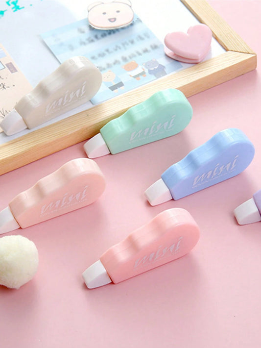 Macaron Color Mini Correction Tape, Simple Compact Smooth Non-Easily Broken Correction Tape, Single/Random Sent Back To School