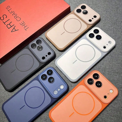 Magnetic Anti Drop Phone Case, Suitable For IPhone 12/13/14/15/16/17 Ultra-Thin Fit+Lens Enhanced Protection (Blue,IPhone16ProMax)