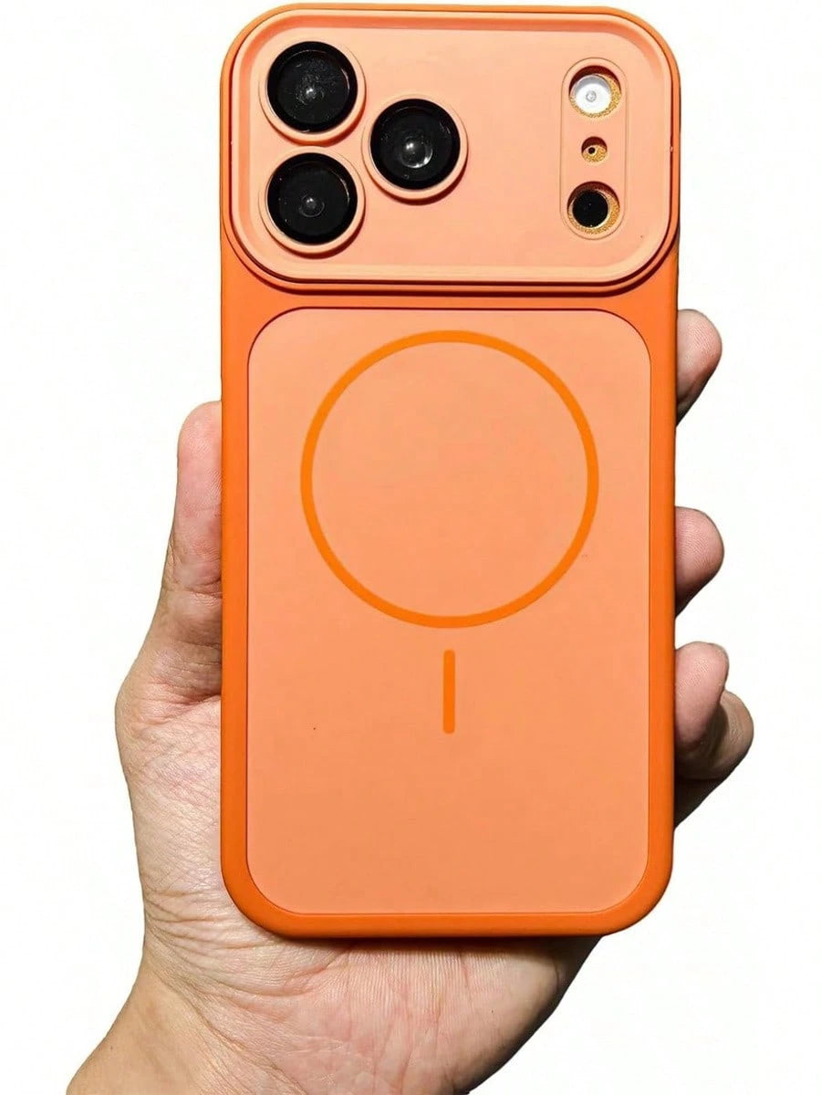 Magnetic Anti Drop Phone Case, Suitable For IPhone 12/13/14/15/16/17 Ultra-Thin Fit+Lens Enhanced Protection (Blue,IPhone16ProMax)