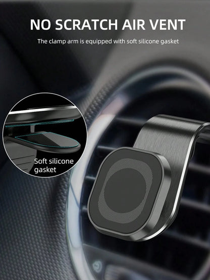Magnetic Car Phone Holder: Strong Magnetic Mount Designed For Car Air Vents, Compatible With All Phones. Ideal Gift For Family And Friends, Suitable For Holidays And Various Other Occasions.