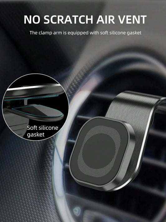 Magnetic Car Phone Holder: Strong Magnetic Mount Designed For Car Air Vents, Compatible With All Phones. Ideal Gift For Family And Friends, Suitable For Holidays And Various Other Occasions.