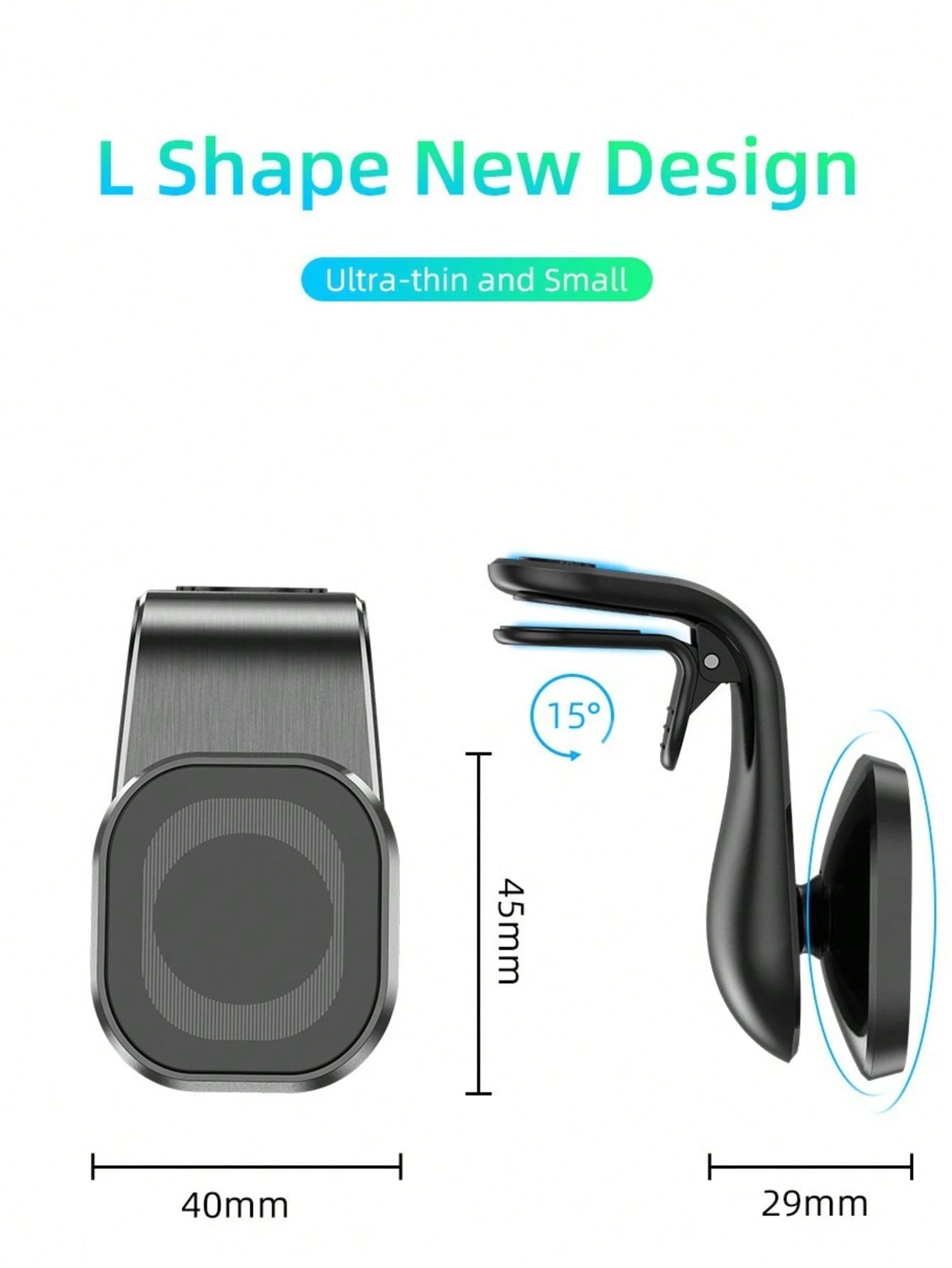 Magnetic Car Phone Holder: Strong Magnetic Mount Designed For Car Air Vents, Compatible With All Phones. Ideal Gift For Family And Friends, Suitable For Holidays And Various Other Occasions.