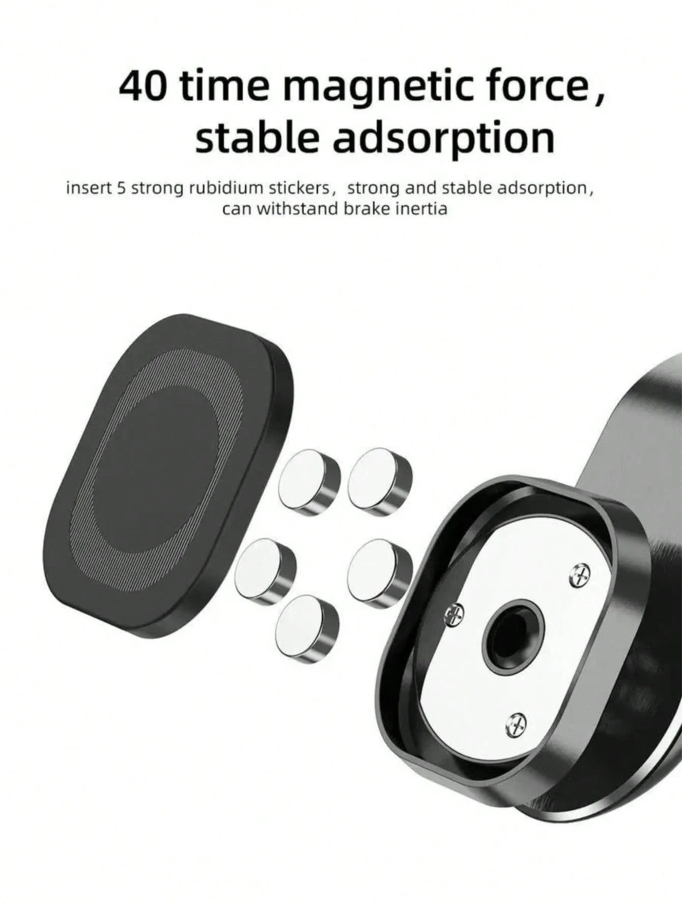Magnetic Car Phone Holder: Strong Magnetic Mount Designed For Car Air Vents, Compatible With All Phones. Ideal Gift For Family And Friends, Suitable For Holidays And Various Other Occasions.