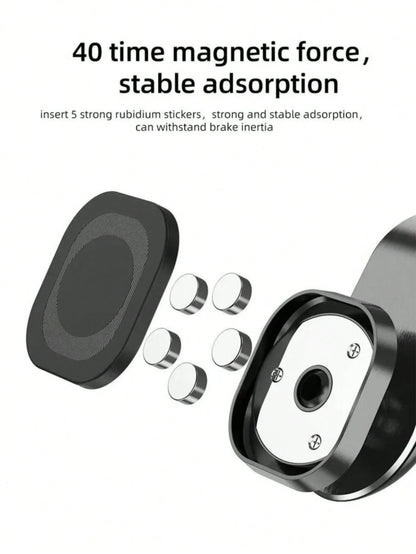 Magnetic Car Phone Holder: Strong Magnetic Mount Designed For Car Air Vents, Compatible With All Phones. Ideal Gift For Family And Friends, Suitable For Holidays And Various Other Occasions.