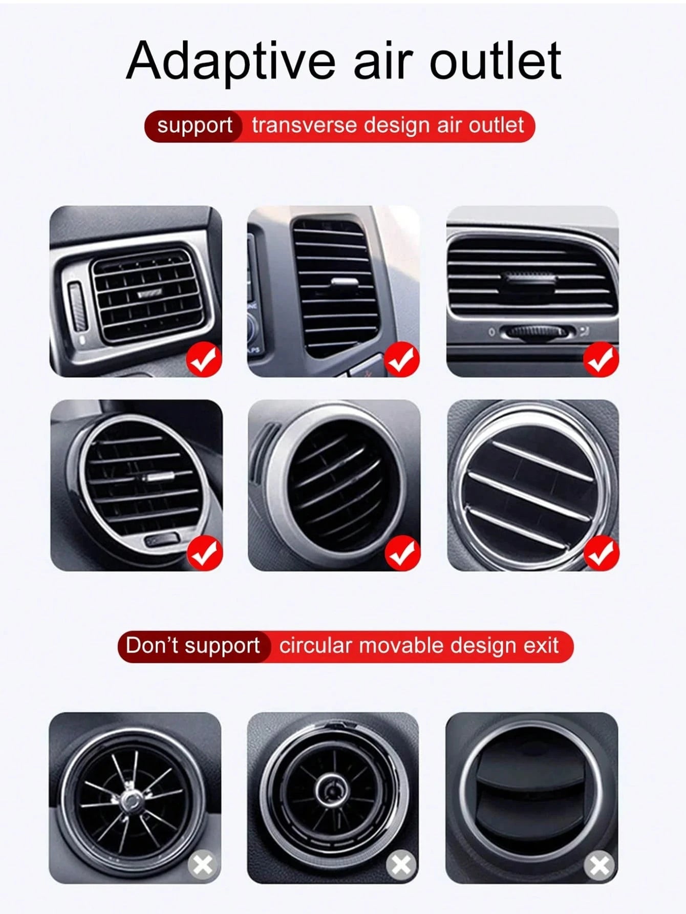 Magnetic Car Phone Holder: Strong Magnetic Mount Designed For Car Air Vents, Compatible With All Phones. Ideal Gift For Family And Friends, Suitable For Holidays And Various Other Occasions.