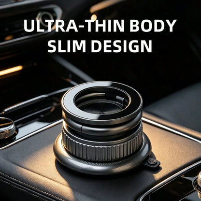 Magnetic Car Phone Mount, 1080° Tri-Axial Foldable Zinc Alloy MagSafe Car Mount, Nano Gel Sticky Dashboard Phone Holder For All MagSafe Compatible Phones