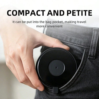 Magnetic Car Phone Mount, 1080° Tri-Axial Foldable Zinc Alloy MagSafe Car Mount, Nano Gel Sticky Dashboard Phone Holder For All MagSafe Compatible Phones