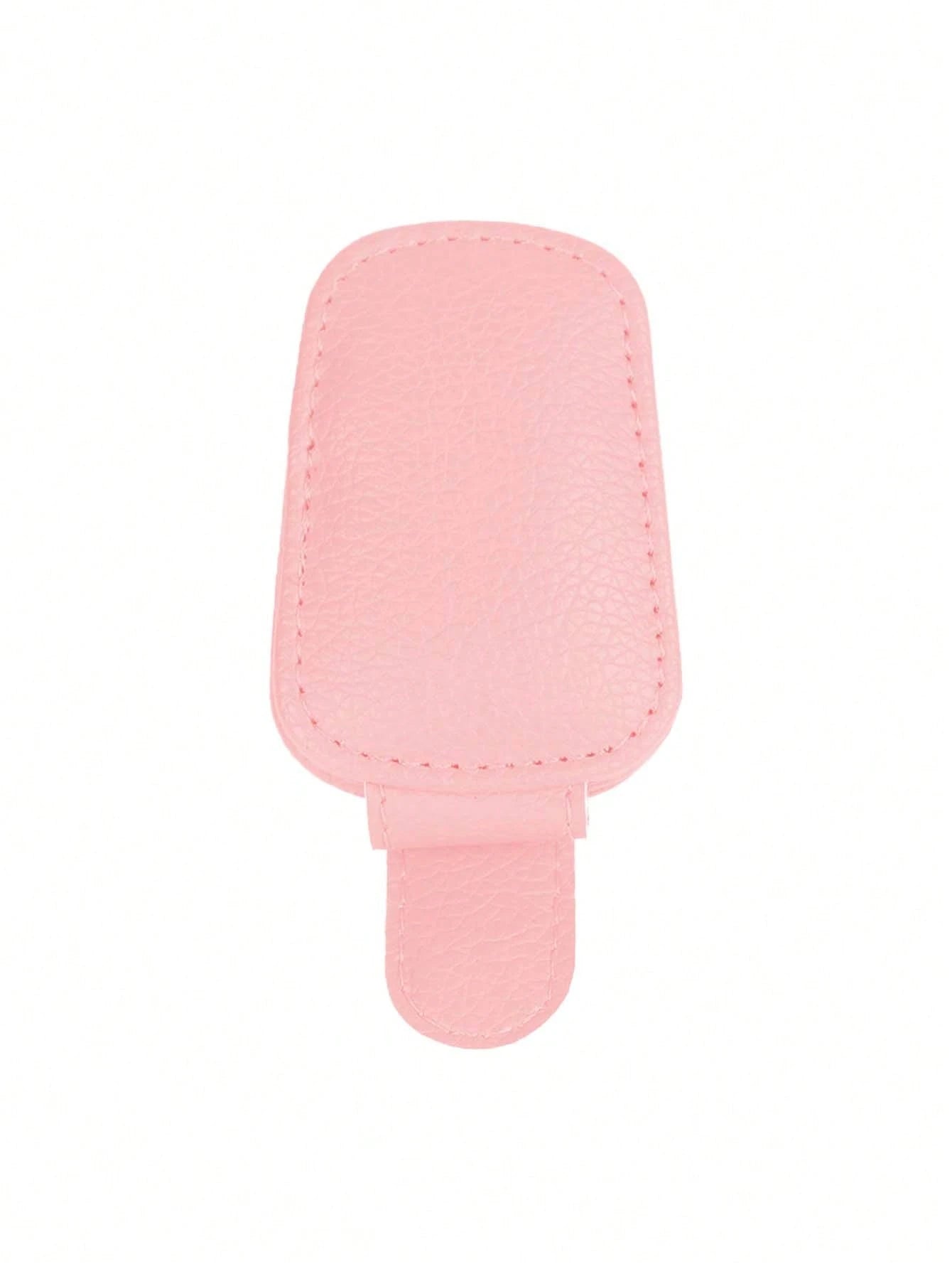 Magnetic Leather Fashion Glasses Clip, Suitable For Car Sun Visor, Eyeglasses Hook Clip, Car Interior Sun Visor Accessories