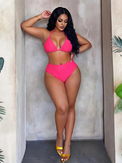 Maweii 2025 New Year Party Sexy Plus Size Bikini Set For Summer Beach Vacation