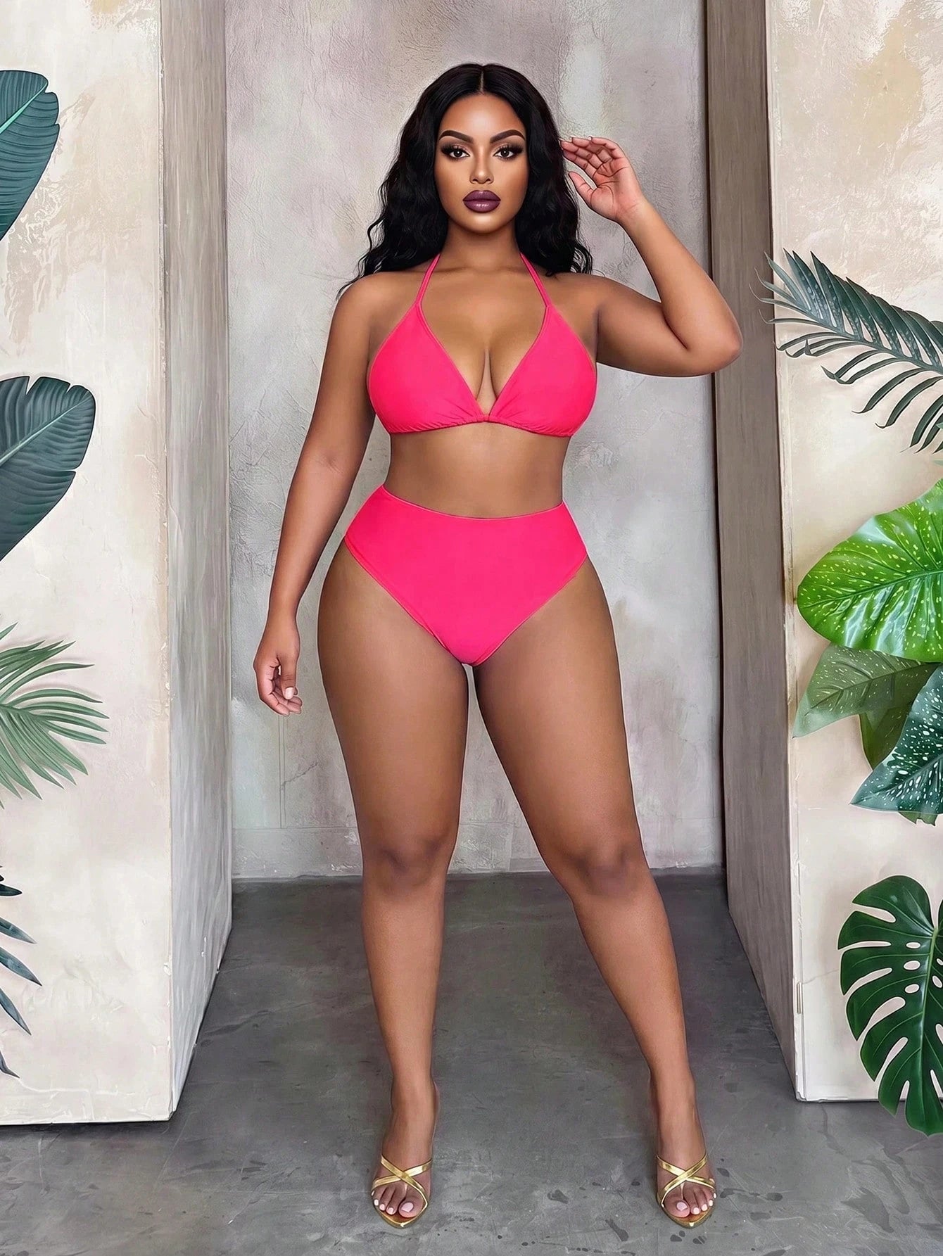 Maweii 2025 New Year Party Sexy Plus Size Bikini Set For Summer Beach Vacation