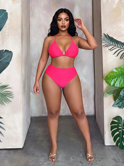 Maweii 2025 New Year Party Sexy Plus Size Bikini Set For Summer Beach Vacation