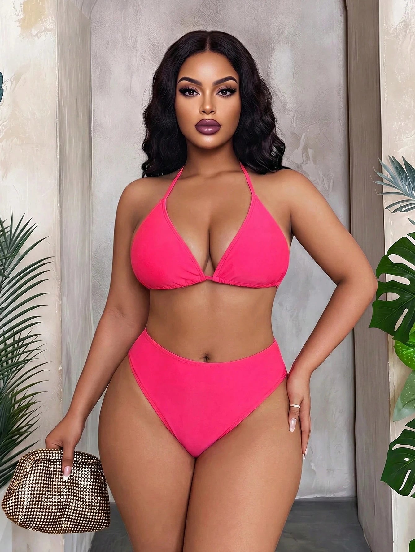 Maweii 2025 New Year Party Sexy Plus Size Bikini Set For Summer Beach Vacation