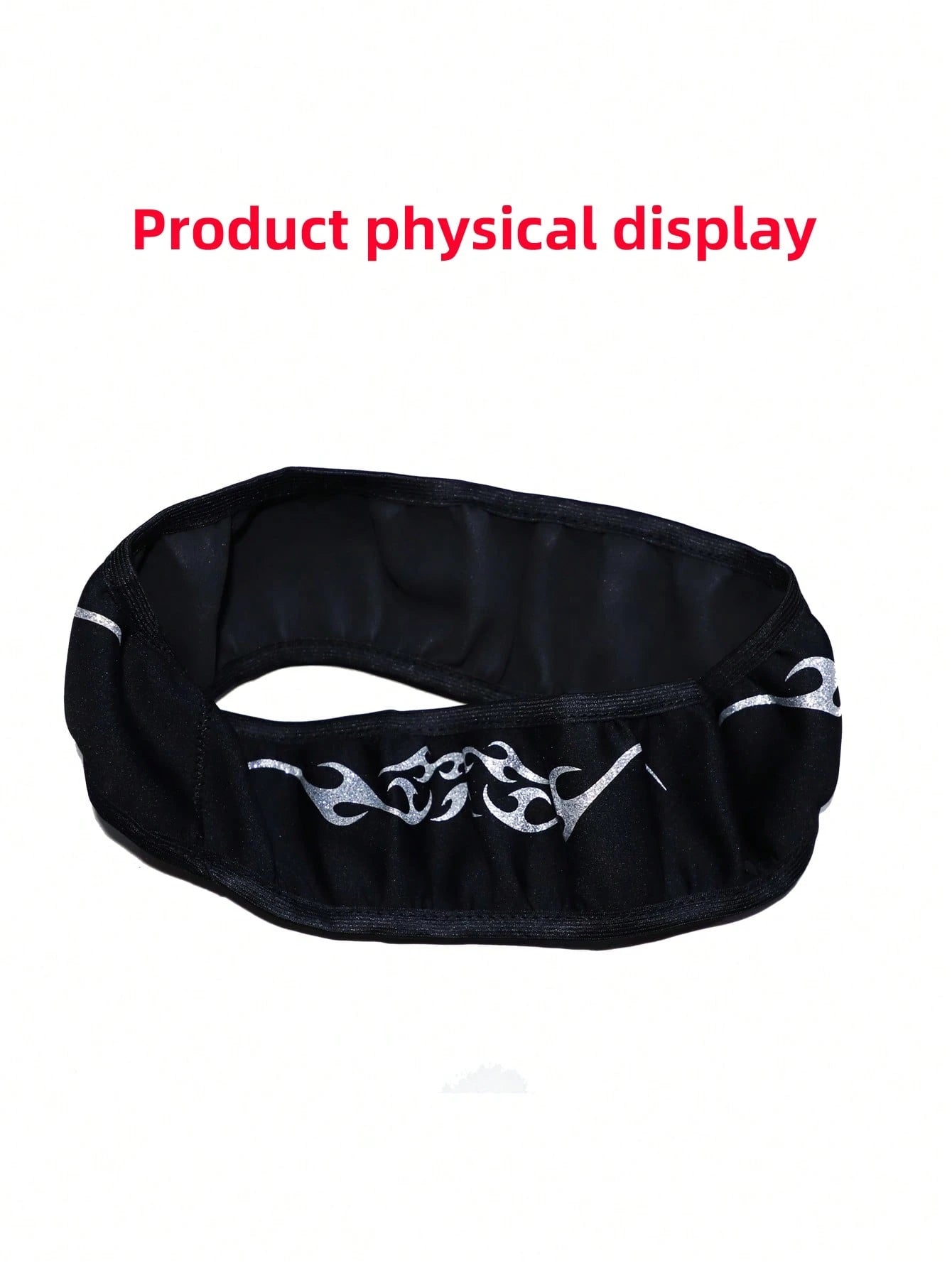 MEIKAXIU 1pc Sparkling Bling-Bling Flame Patterned Dynamic Textile Waterproof & Anti-Slip Car Steering Wheel Cover, Suitable For 14.5-15 Inches Car Accessories