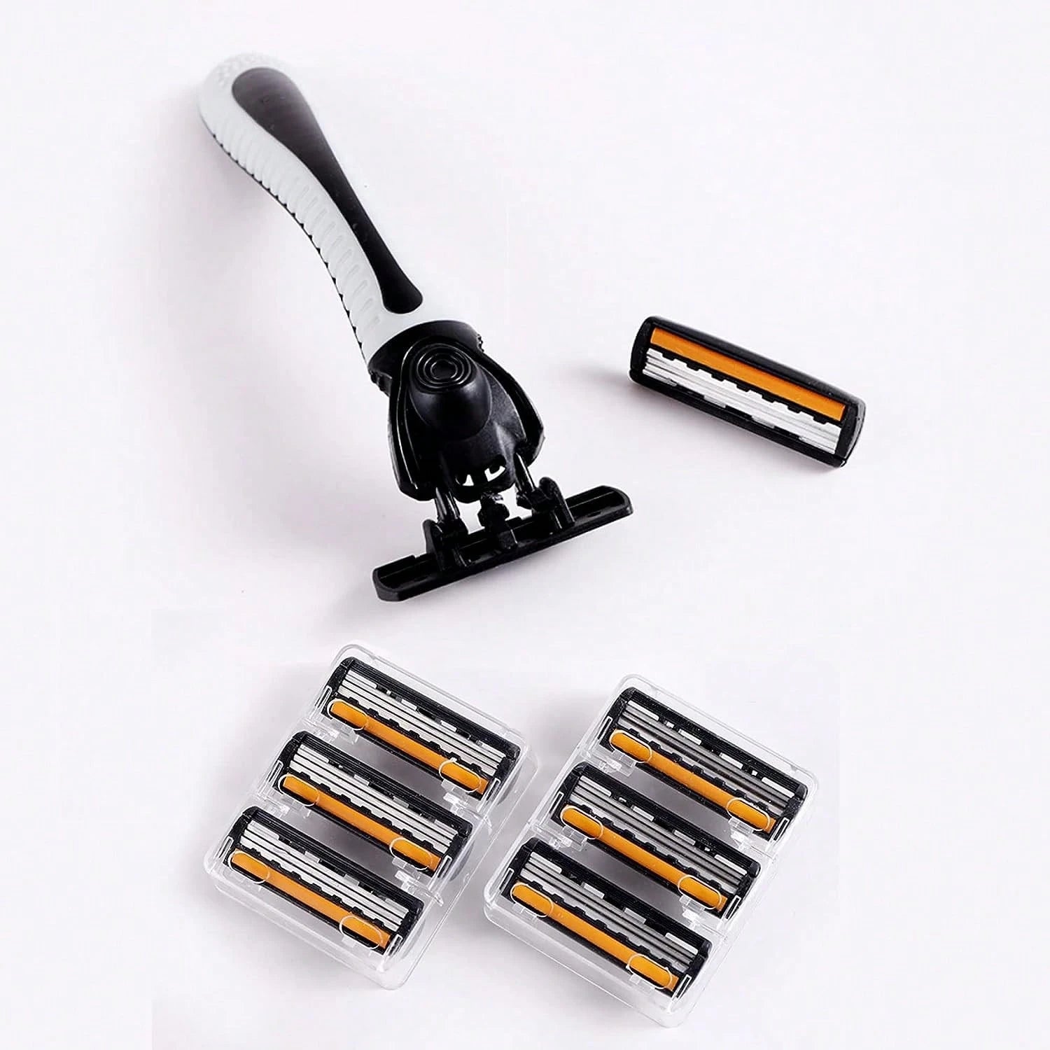 Men's Razors, Manual Shaving Razors, 3-Layres Blade Razors, Replacement Razor Blades, Hair Care Tools, Traditional Safety Razors For Smooth Shaving Travel