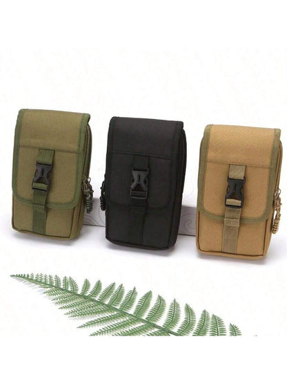 Men Wallet Double Layer Waist Bag Outdoor Sports Waterproof Phone Bag Belt Bags Camping Hunting Fanny Pack Travel Essentials Holiday Essentials Bag For Men Men Summer School Summer Bag Springbreak Vac