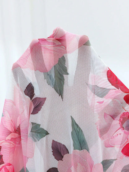 Miaspire Plus Size Women's Elegant Floral Print Shirt, Summer Blouses For Women Casual Tops Ladies Latest New Arrivals Blouse Beautiful