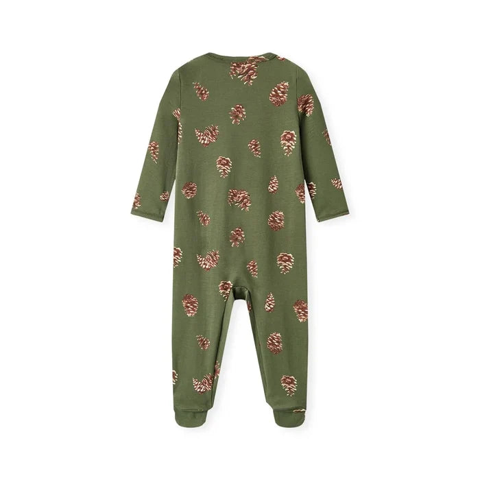 Milkbarn- Romper Footed Pinecone