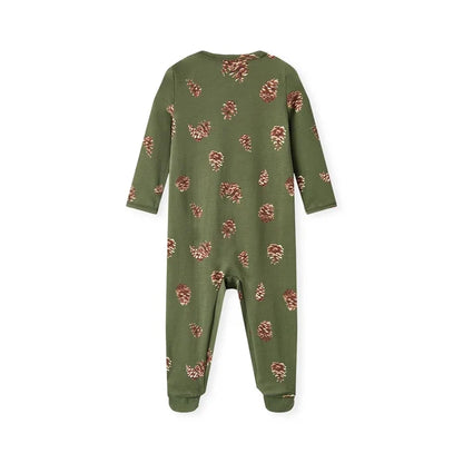 Milkbarn- Romper Footed Pinecone