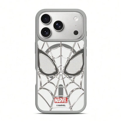 Miniso Marvel Avengers Spider-Man Personalized Spider-Web MagSafe Magnetic Charging Case Compatible With IPhone 17/17 Pro Max/16/17 Pro/15/14/16 Plus/17 Air/13/15 Pro/12/15 Plus. Men's Drop-Proof Prot