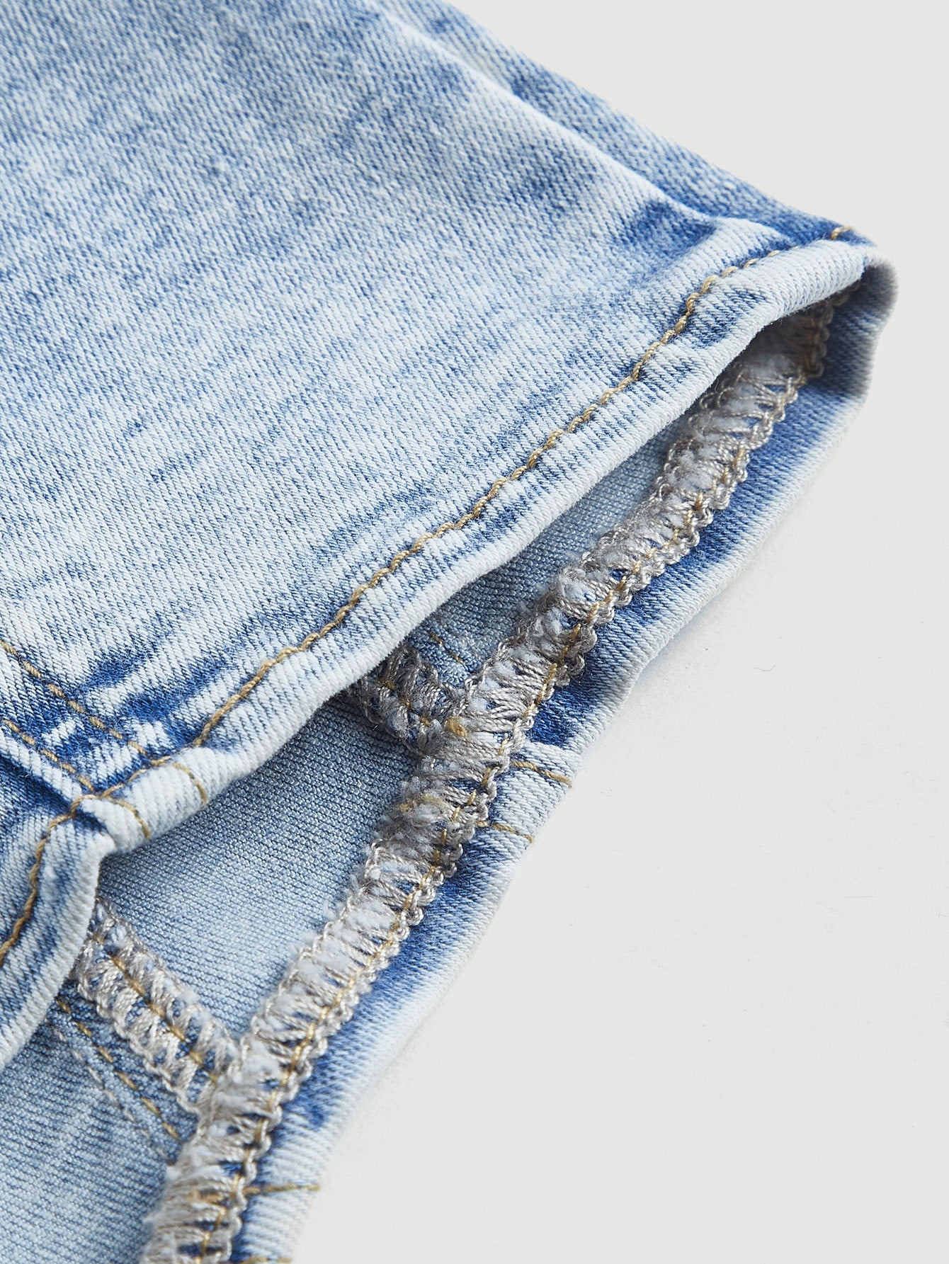 MOD Square Neck Hanky Hem Tank Denim Top, Vintage