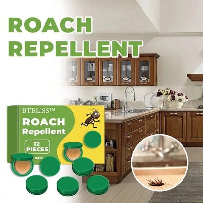 [ Mom's Reassuring Choice ] 12 Sets Of Kitchen-Specific Cockroach Repellent Tablets, Odorless Formula For Use. Help Mom Maintain Food Hygiene And Home Cleanliness. Thoughtful And Worry-Free!