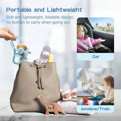Montessori Educational Toys For Infant Toddlers,High Chair Toys With Suction Cups For Toddlers 0-6 M+ Silicone Teething Toy For Toddlers 6M+,Parent-Child Baby Toy Set 12 18 M+